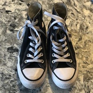 Black converse high tops
